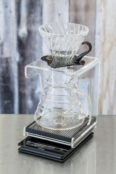Hario V60 Drip Station – Clear Acrylic Stand With Drip Tray For Pour-Over Coffee Brewing 6 thumbnail image